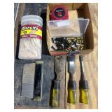 Tool Shop 25ï¿½ Tape Measure, Biscuits, wood chisels