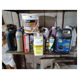 Power steering fluid, paint thinner, antifreeze,