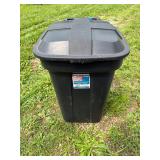 Trash Can with Lid 32 Gallon on Wheels