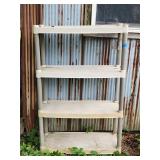 4 Tier Plastic Shelf 49'Hx12.5'ï¿½32'