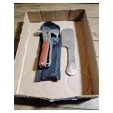 Multi tool with carrying case and forged knife