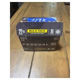 Federal 22LR Cartridges, 250 count box