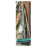 Shovels, Brooms, Post Hole Digger, Misc