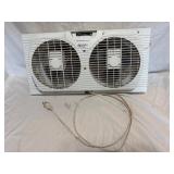 Comfort Zone Twin Fan Window Fan, works