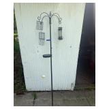 Metal Post with Bird Feeders 83ï¿½
