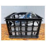 Plastic Crate with Speakers, Plumbing Supplies