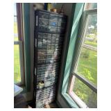 4- Plastic Organizers with Jewelry making Supplies
