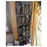 Spray Paint Assortment in hanging Organizer