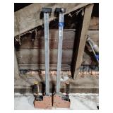 2 Jorgensen cabinet master bar clamps 24'