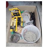 Caster wheel, drill bits, hardware, misc