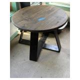 Round End Table 24ï¿½x17.5ï¿½