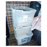 3 Totes of playboy magazines