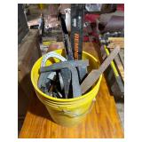 Scrap Steel In Bucket & Miscellaneous