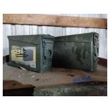 2- 30cal metal ammo cans