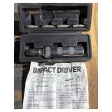 Impact Driver with Bits in Case