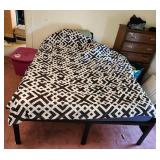 Full Size Bedframe, Matress, Bedding