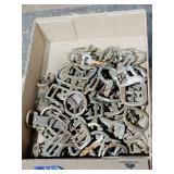 Vintage buckles, some brass