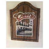 Cheers Dart Board Game in Cabinet