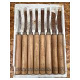 Buck Bros. Wood Lathe Turning Chisels- 8PK