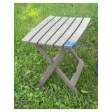 Plastic Folding Patio Stand 15ï¿½x17.5ï¿½x19ï¿½