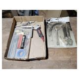 Tire pressure gauges, air hose attachments, air