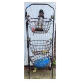 3 Tier Metal Display and Contents 47'H