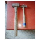 2 Brass hammers