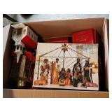 Large Box of Christmas Decor