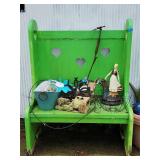 Yard Decor Including Concrete Deer