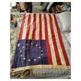Replica 13 star American flag
