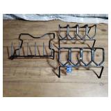 3 Pistol racks,