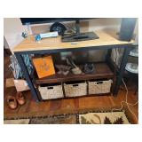 Table Stand Metal Frame with wood top 20ï¿½x48ï¿½x 32ï¿½