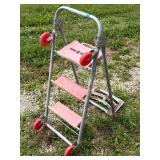Total Trolley, Hand Truck, 4-Wheel Cart, Stepstool