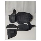 Holsters, case, ammo pouch