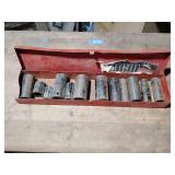 1/2' drive socket assortment 1/2' to 1 1/8'