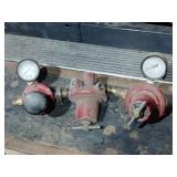 3 Gas gauges/regulators condition unknown
