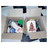 2 Boxes of misc kitchen items
