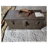 Vintage metal storage box 16' x 7' x  7'
