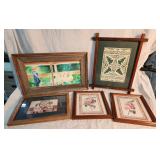 Framed Painting, Prints 10'-17'H