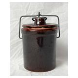 Stoneware Cheese/Butter Crock