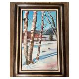 Framed Cavas Painting by Bill Rasley