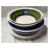 (6) Pc Bowl & Plates