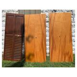Folding Closet Doors- Set of 3