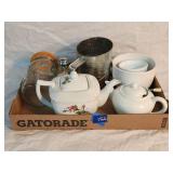 Ball Quart Canning Jar with Wood Lid