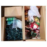 Vintage Christmas Lot Including Ornaments