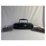 Sony CFD-10 & 2 Alarm Clocks