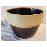 Antique Stoneware Mixing/Dough Bowl 6.5'H×8.75'D