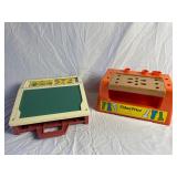 Fisher Price School Days Desk & Woodtop Workbench