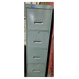Metal 4 Drawer Filing Cabinet 52'H