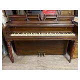 George Steck Upright Piano- 56x23x42'